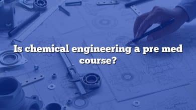 Is chemical engineering a pre med course?