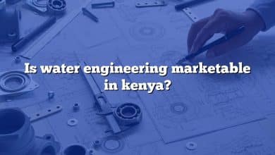 Is water engineering marketable in kenya?