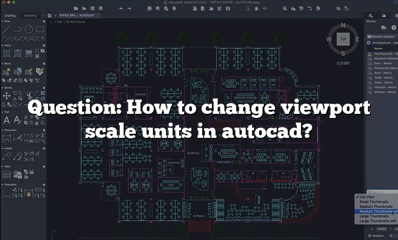 Question: How to change viewport scale units in autocad?