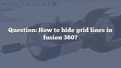 Question: How to hide grid lines in fusion 360?