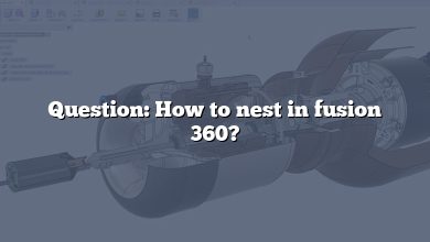 Question: How to nest in fusion 360?