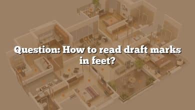 Question: How to read draft marks in feet?