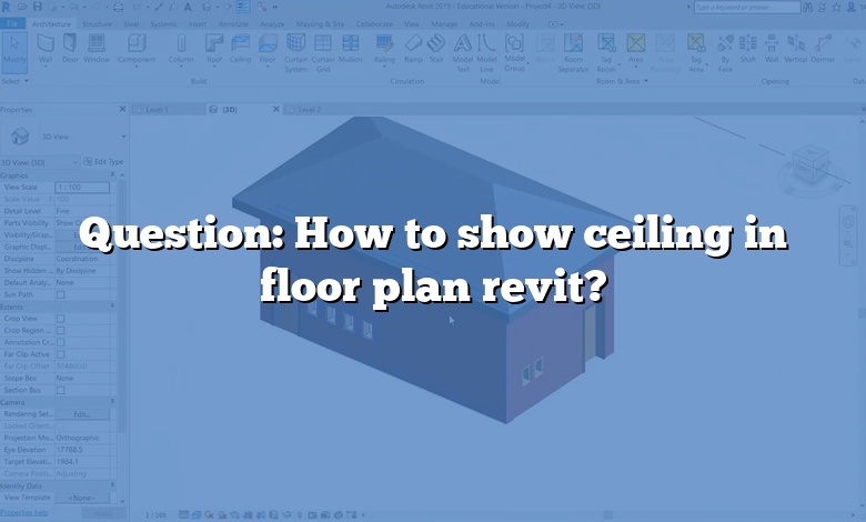 Question: How to show ceiling in floor plan revit?