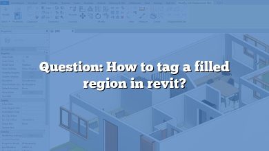 Question: How to tag a filled region in revit?