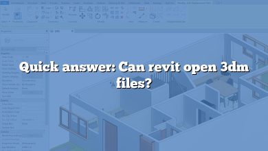 Quick answer: Can revit open 3dm files?