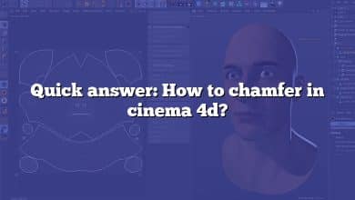 Quick answer: How to chamfer in cinema 4d?