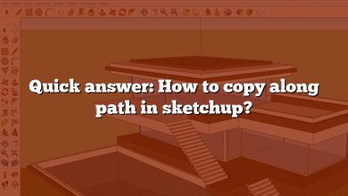 Quick answer: How to copy along path in sketchup?