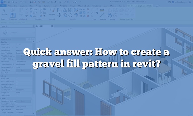 Quick answer: How to create a gravel fill pattern in revit?