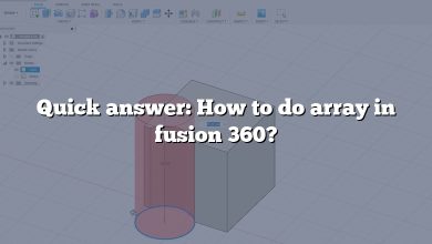 Quick answer: How to do array in fusion 360?