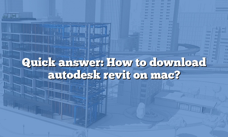 how to download revit on a mac