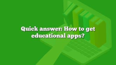 Quick answer: How to get educational apps?