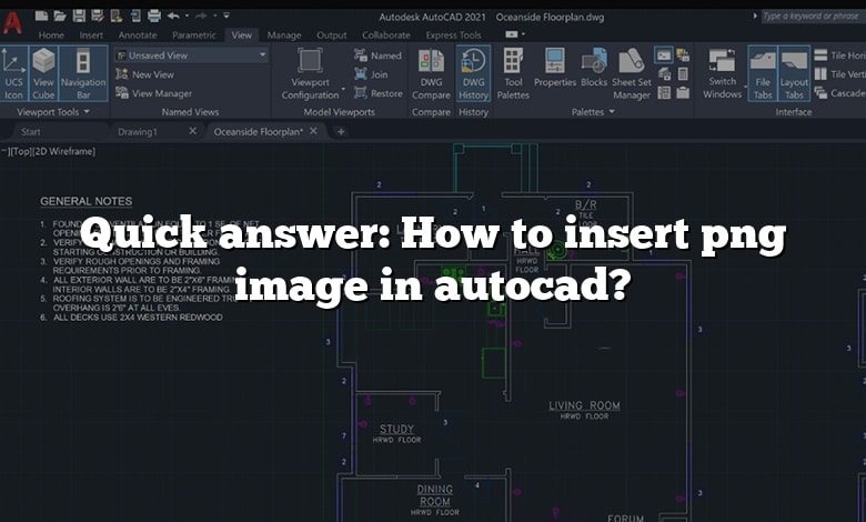 Quick answer: How to insert png image in autocad?