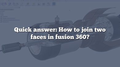 Quick answer: How to join two faces in fusion 360?