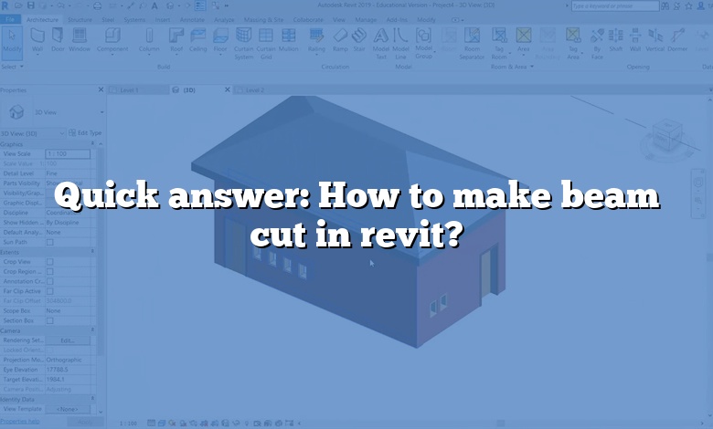 Quick answer: How to make beam cut in revit?