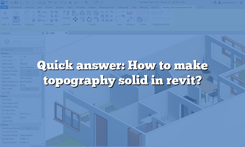 Quick answer: How to make topography solid in revit?