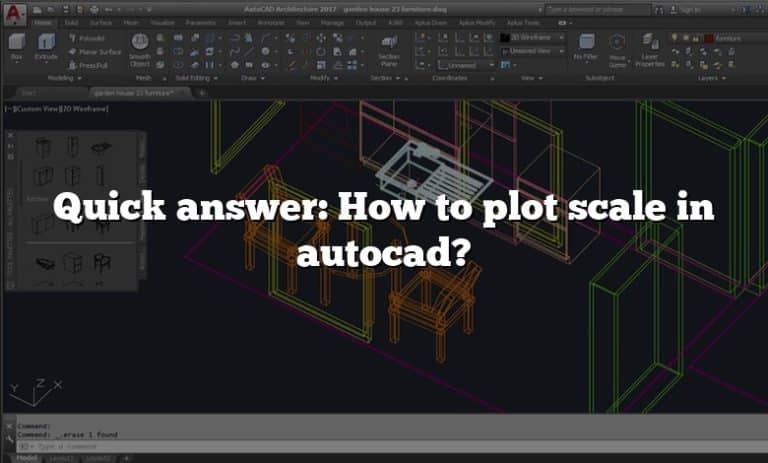 Quick answer: How to plot scale in autocad?