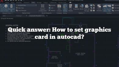 Quick answer: How to set graphics card in autocad?