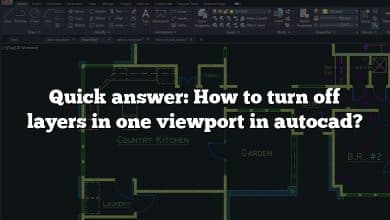 Quick answer: How to turn off layers in one viewport in autocad?