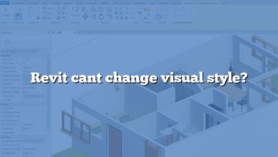 Revit cant change visual style?