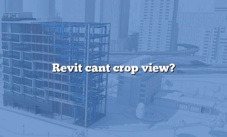 can't find crop view revit