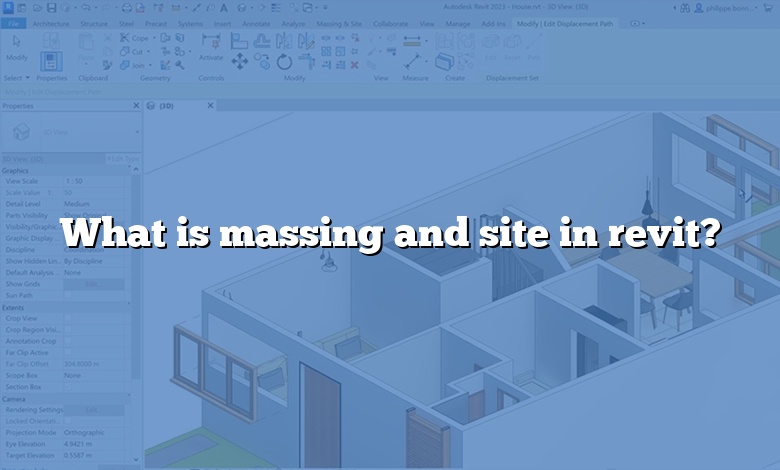 What is massing and site in revit?