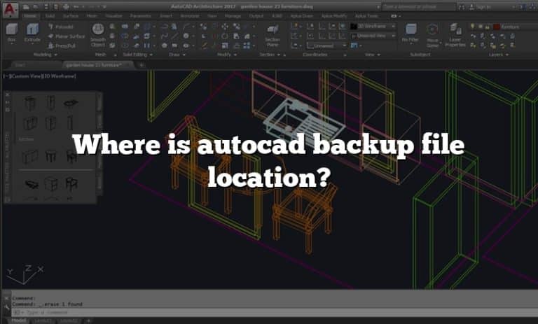 autocad 2023 backup file location