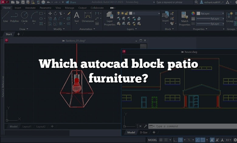 Which autocad block patio furniture?