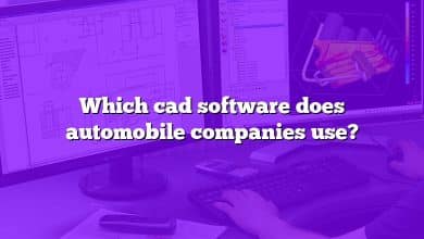 Which cad software does automobile companies use?