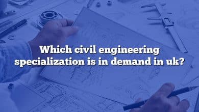 Which civil engineering specialization is in demand in uk?