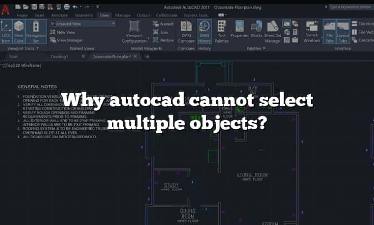 why-autocad-cannot-select-multiple-objects