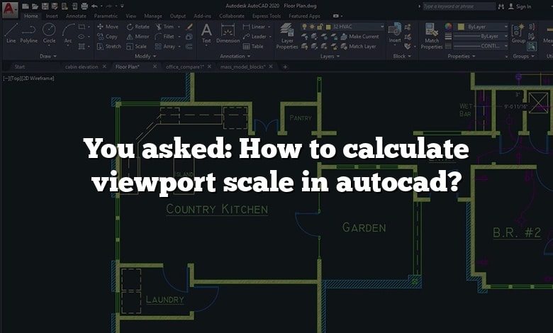 You asked: How to calculate viewport scale in autocad?