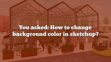 You asked: How to change background color in sketchup?