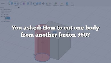 You asked: How to cut one body from another fusion 360?