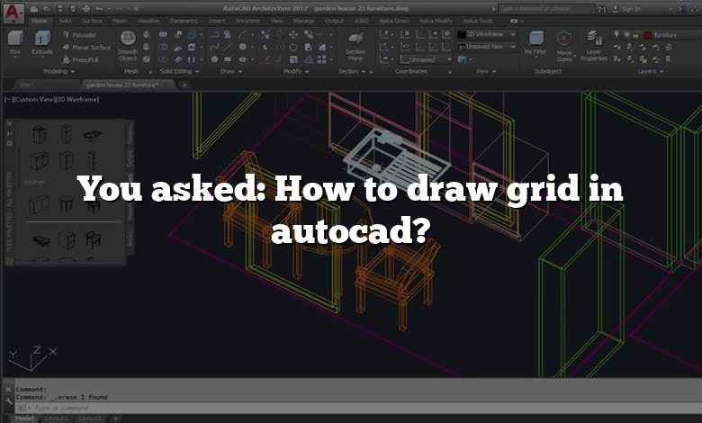 You asked: How to draw grid in autocad?