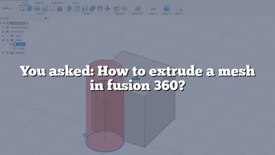 You asked: How to extrude a mesh in fusion 360?