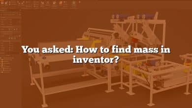 You asked: How to find mass in inventor?