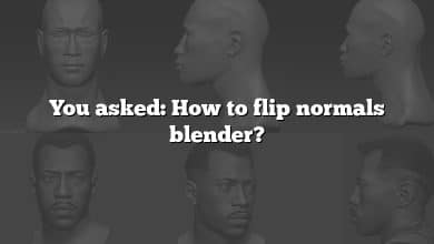 You asked: How to flip normals blender?