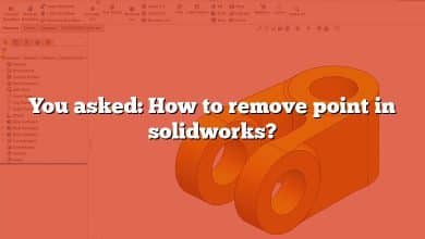 You asked: How to remove point in solidworks?