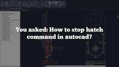 You asked: How to stop hatch command in autocad?