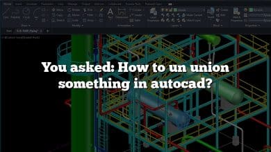 You asked: How to un union something in autocad?