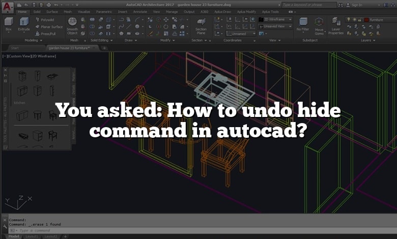 You asked: How to undo hide command in autocad?